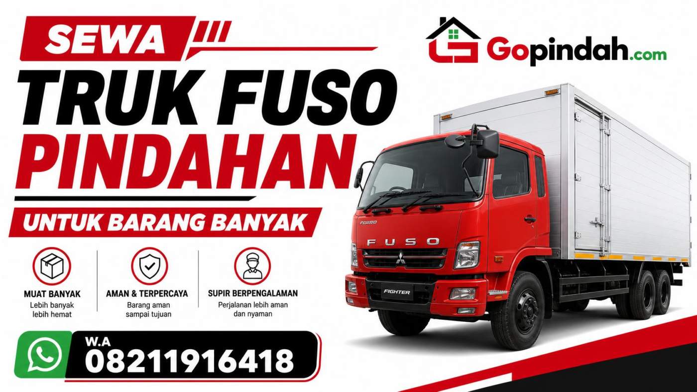 Sewa Truk Fuso Pindahan Untuk Barang Banyak (W.A 08211916418)